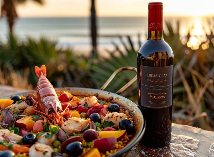 Quel vin rouge avec paella poulet fruits mer ?