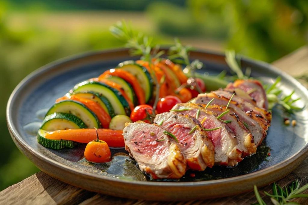 Quels légumes avec magret canard ?