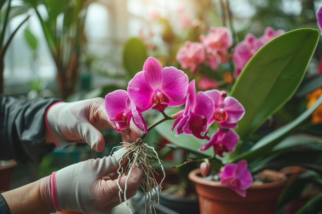Comment rempoter une orchidée sans abîmer ses racines ?