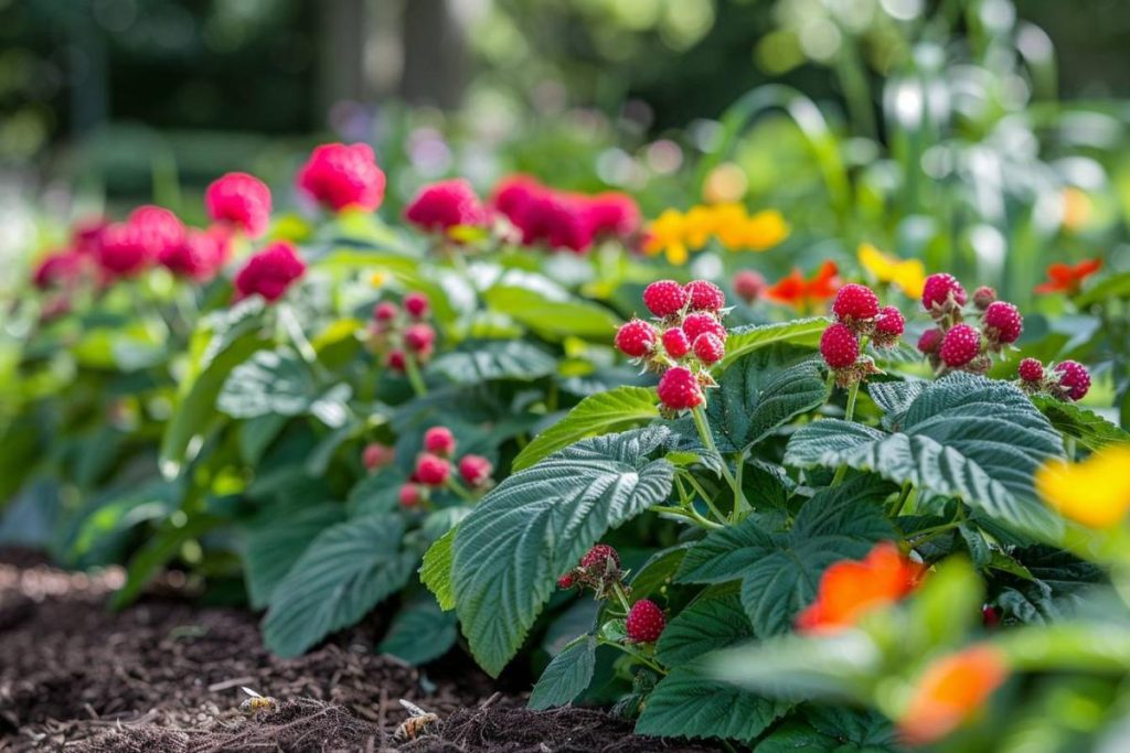 Que mettre au pied des framboisiers pour les nourrir ?