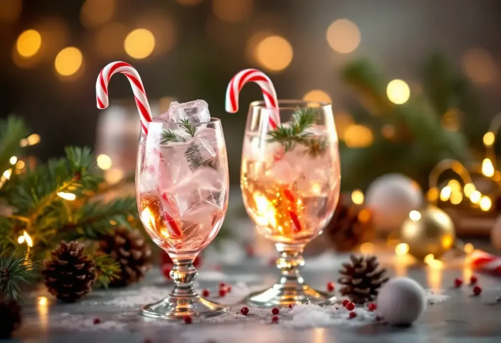 Découvrez le cocktail au bonbon candy cane spritzer