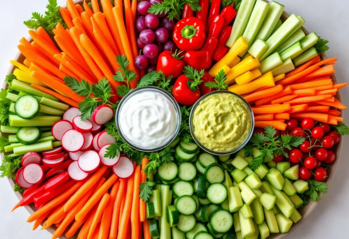Présentation décoration plateau de crudités : astuces et conseils