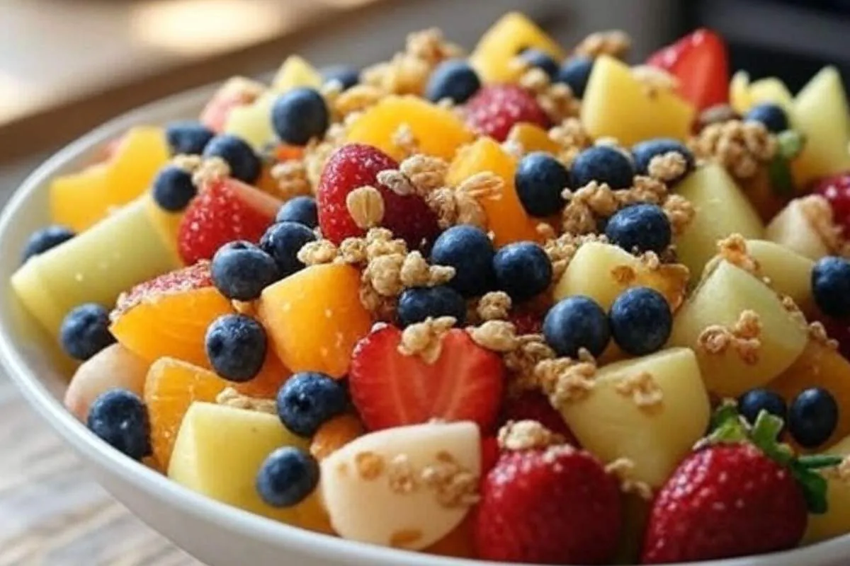 Avec quoi peut on accompagner une salade de fruits ?